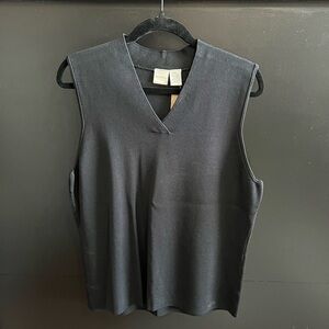 Merona Black V-Neck Tank Top